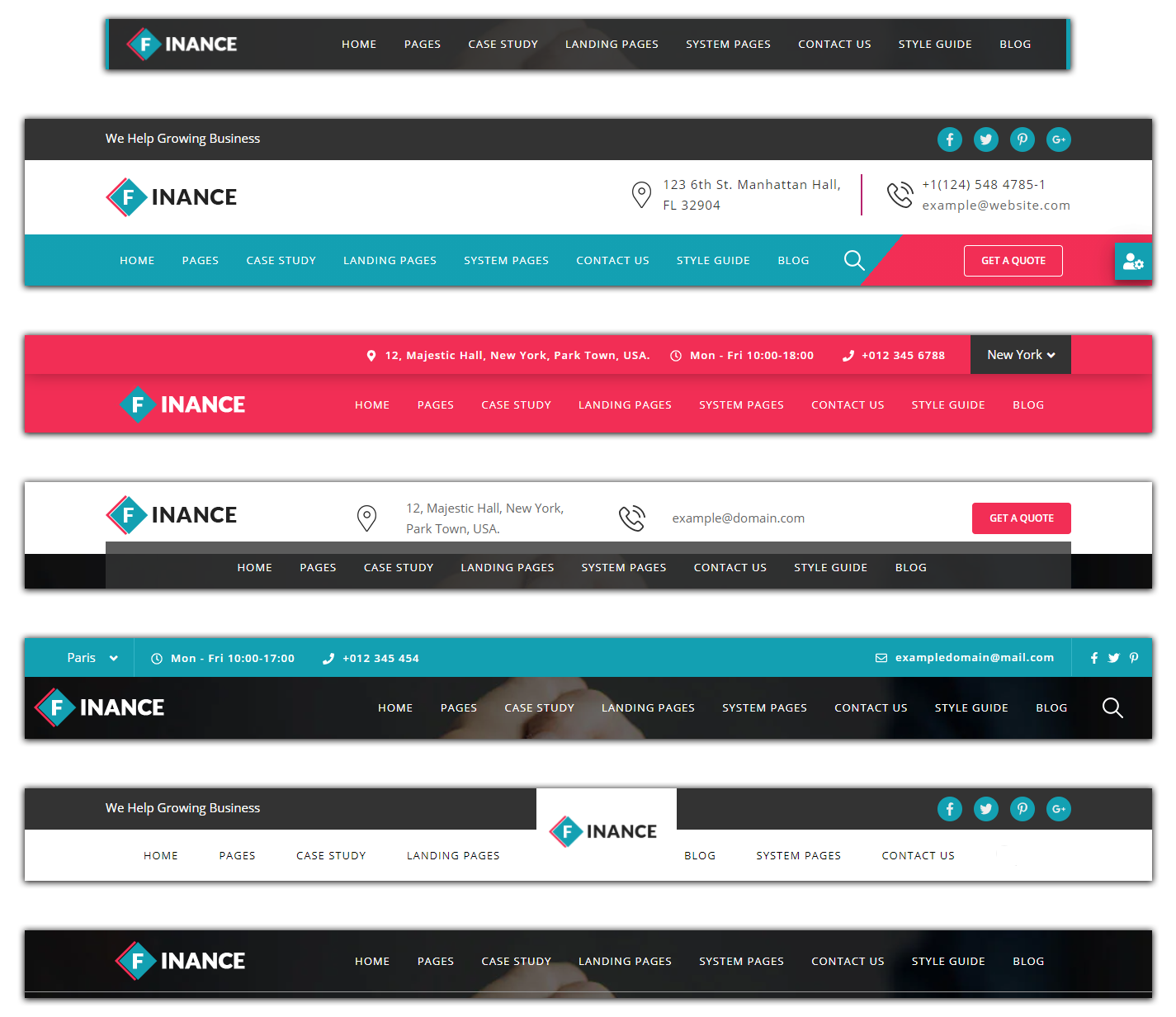 pre-built-menu