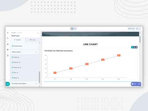 Chart Toolbar Options